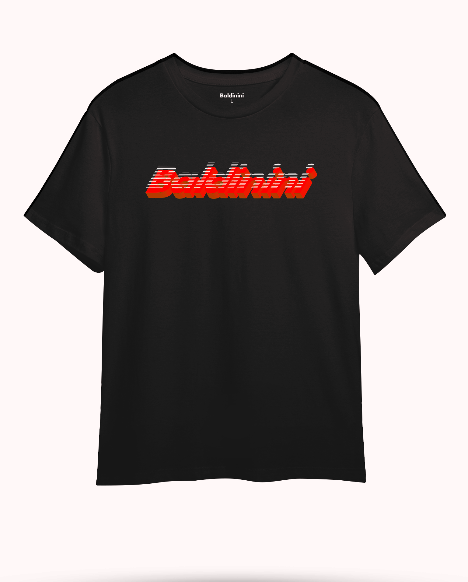 Футболка с логотипом Baldinini 3D Red -B-L