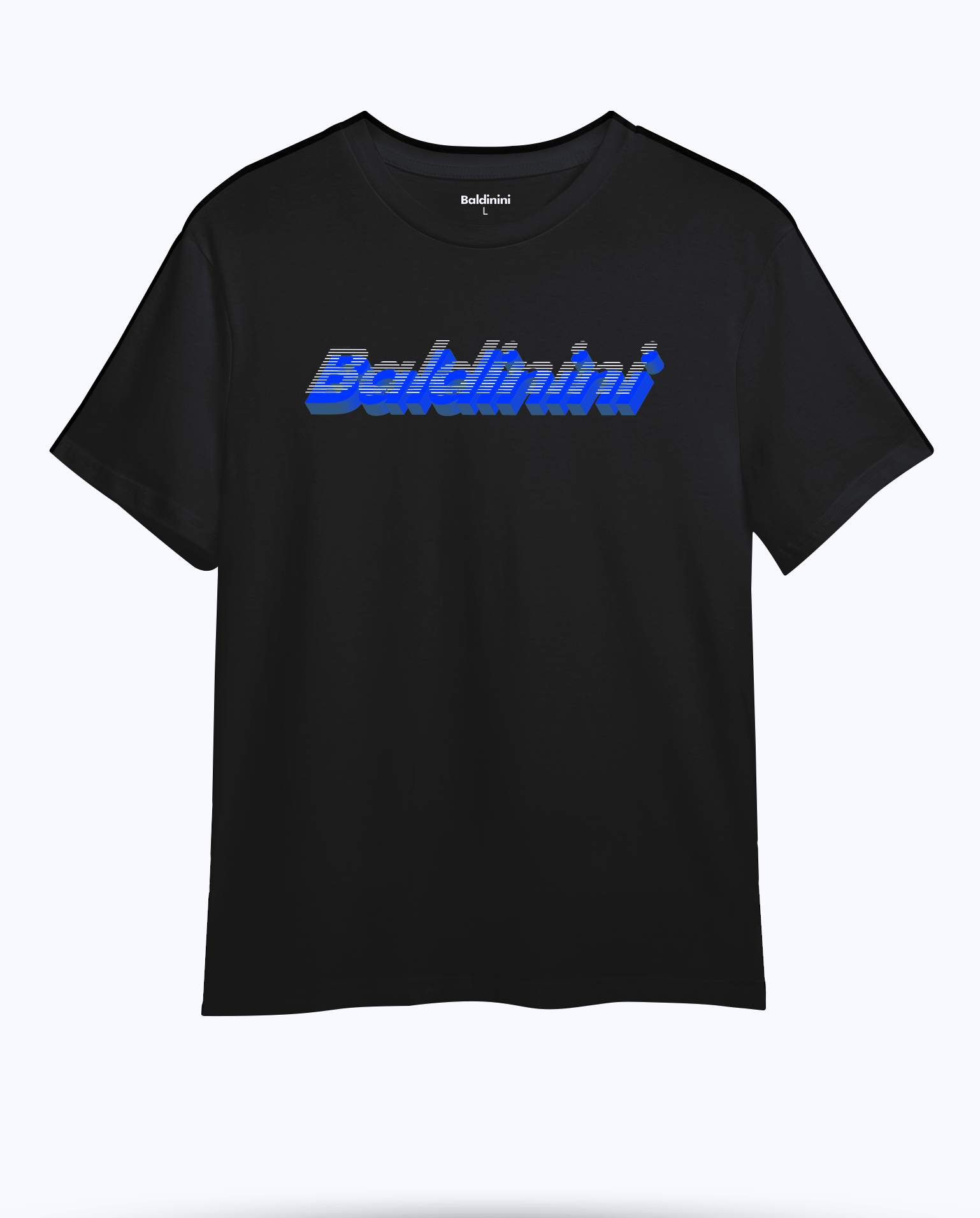 Футболка с логотипом Baldinini 3D Blue -B-L