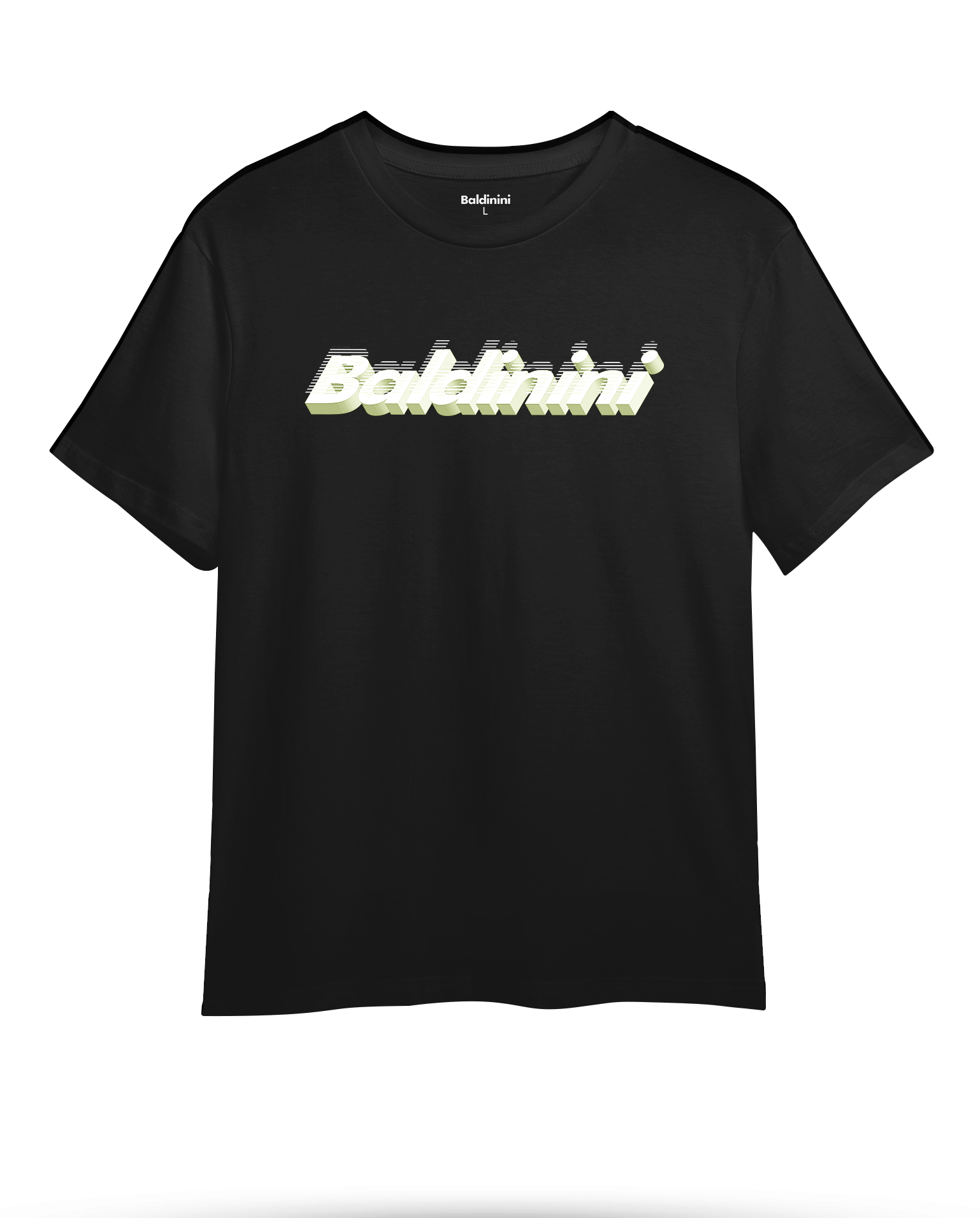Футболка с логотипом Baldinini 3D White -B-L