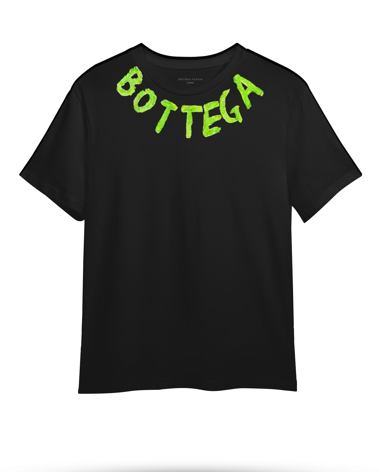 Футболка с логотипом Bottega 2022 Спина -B-L