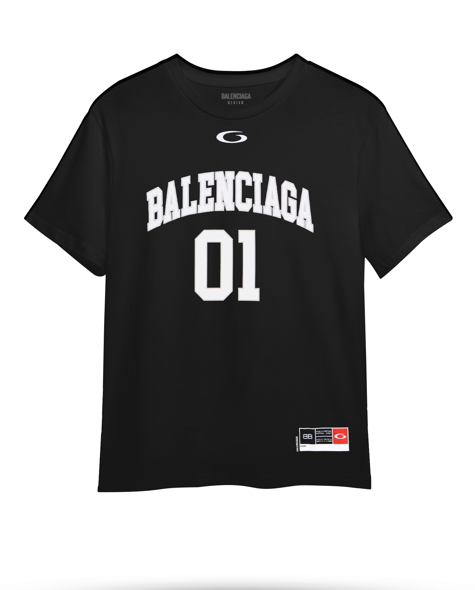 Футболка с логотипом Balenciaga 01 -B-L