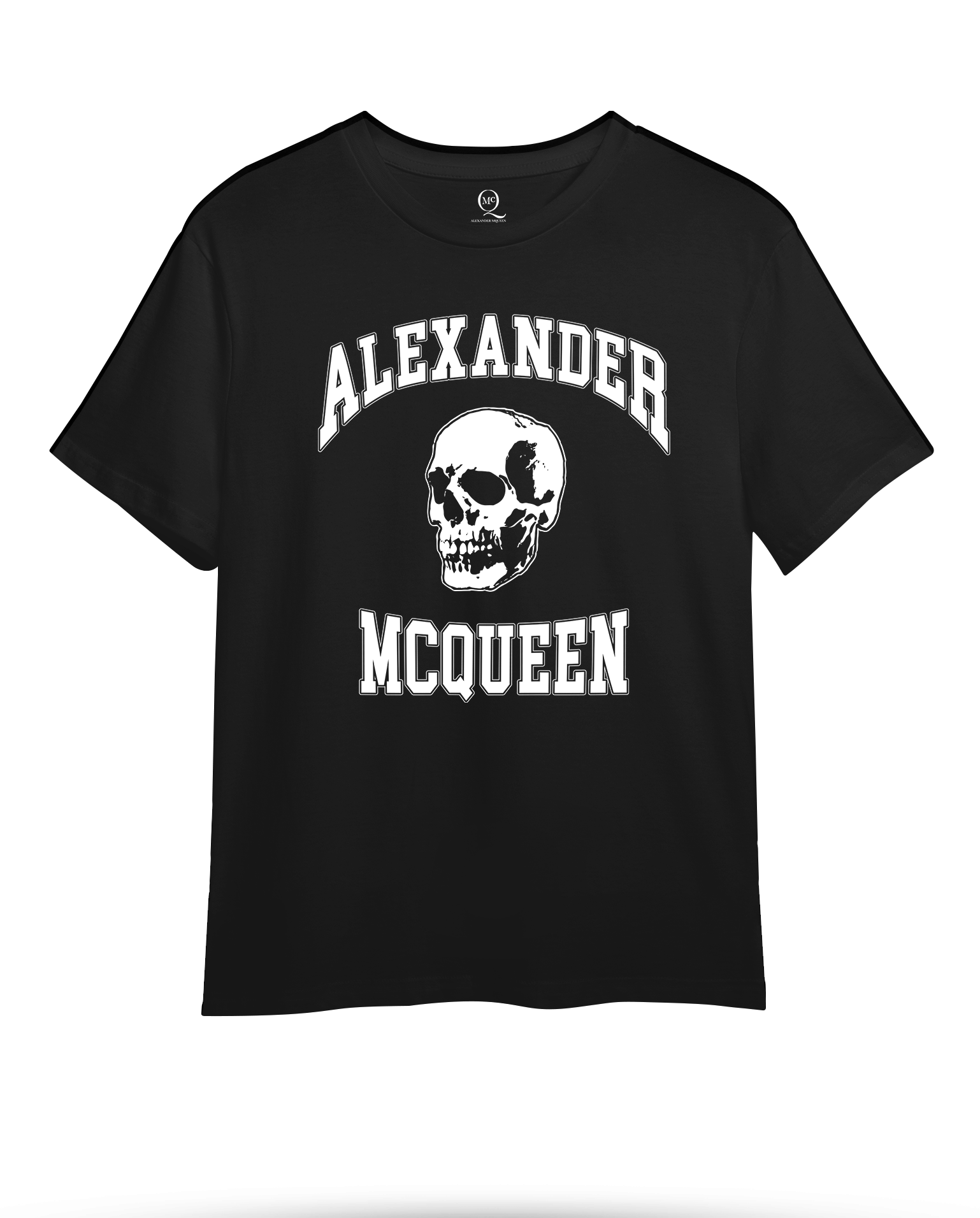Футболка с логотипом MCQueen White -B-L